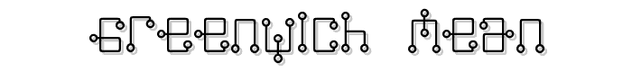 Greenwich Mean font